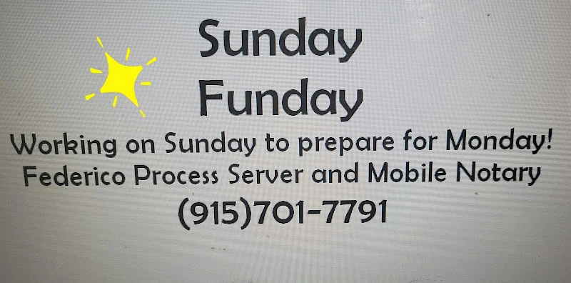 Federico Process Server Mobile Notary Services and More