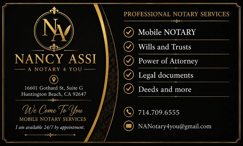 A NOTARY 4 YOU. Mobile Notary