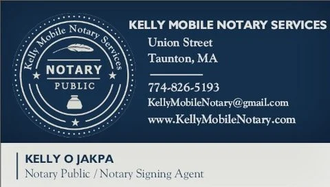 Kelly Mobile Notary & Apostille Services (Estate & Legal Docs)
