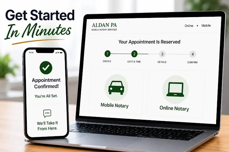 Aldan Pa Mobile Notary Services