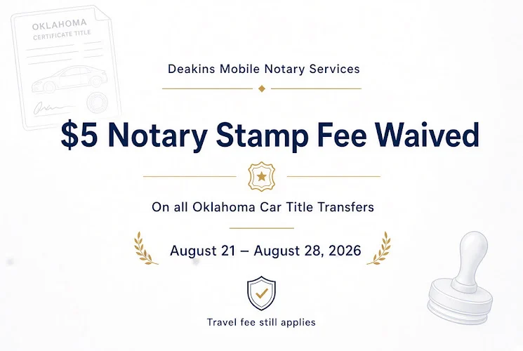 Deakins Mobile Notary Services