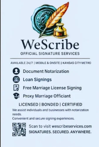 WeScribe Notary Signature Services