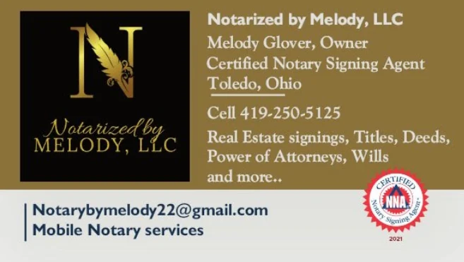 Notarized by Melody llc