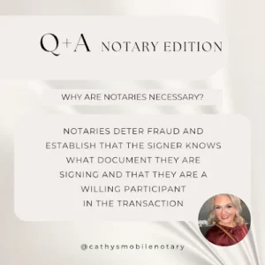 Cathy's Mobile Notary Service LLC