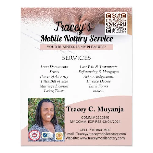 Tracey's "Mobile" Notary and Apostille