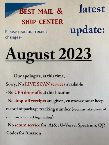 Best Mail And Ship Center