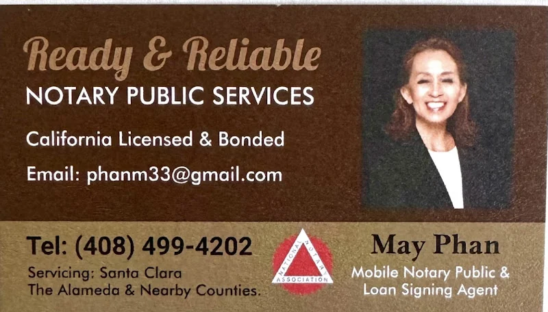 May Phan, Mobile Notary and Signing Services