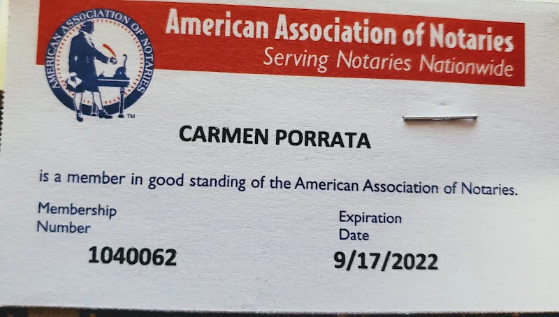 Carmen Porrata (Notary Public)
