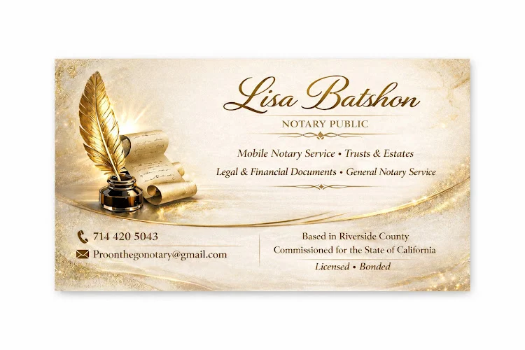 Lisa's Mobile Notary Public
