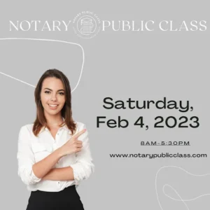 Notary Public Class