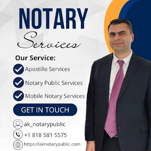 AK Notary Public & Legal Document Assistant - Artur Khachatryan