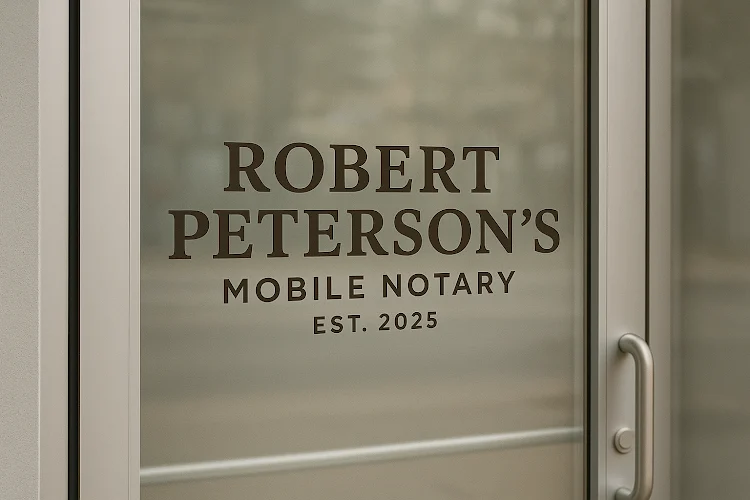 Robert Peterson's Mobile Notary