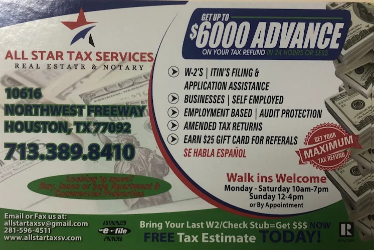 ALL STAR TAX, REAL ESTATE & NOTARY SERVICE