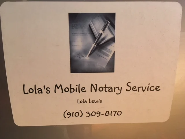 Lola's Mobile Notary Services