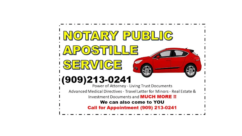 APOSTILLE - APOSTILLA - MOBILE NOTARY PUBLIC