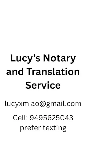 Lucy's Notary and Translation Services