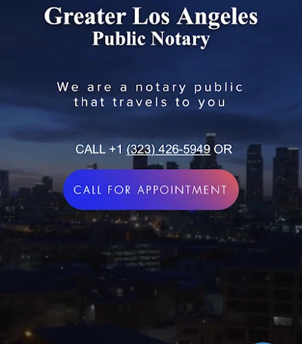 Greater Los Angeles Public Notary