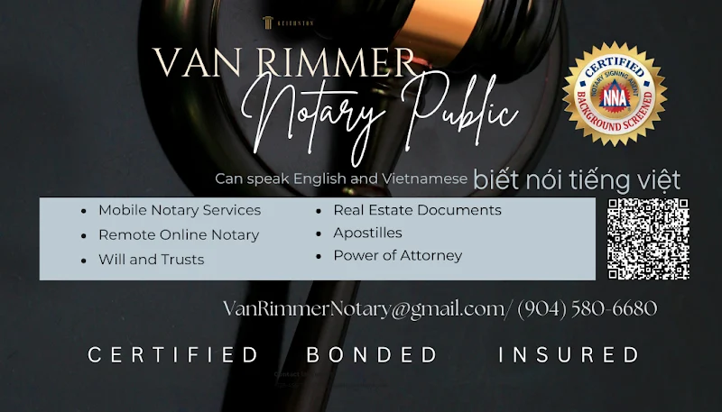 Van Rimmer Notary