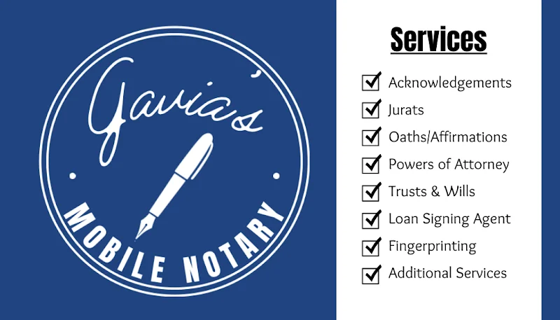 Gavia’s Mobile Notary