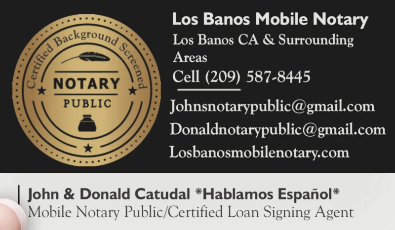 Los Banos Mobile Notary