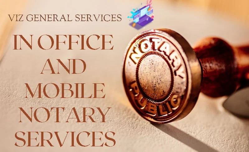 Viz Multi services/Web Design/ENotary Public/Courier Services and more...