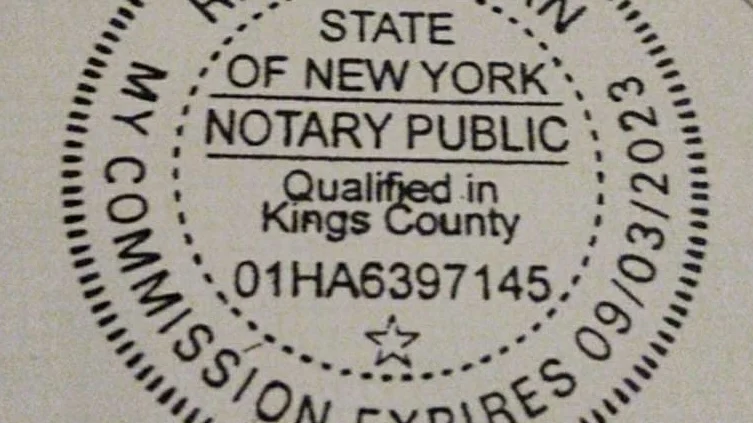 Downtown Brooklyn Notary Public - in Person or electronic/ron text for appt