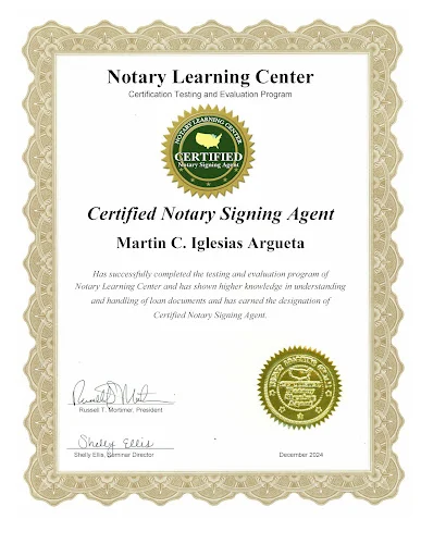 Iglesias Notary, Apostilles & Spanish Translator