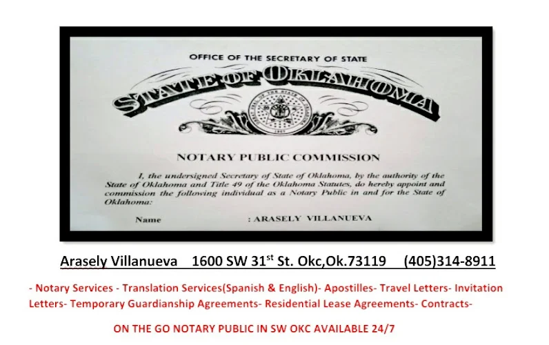 Arasely’s Notary Public & Translation Services