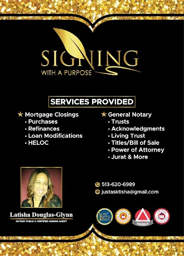 Signing With A Purpose, LLC Mobile Notary Services