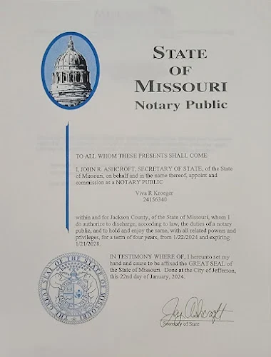 Mobile Notary Public KC
