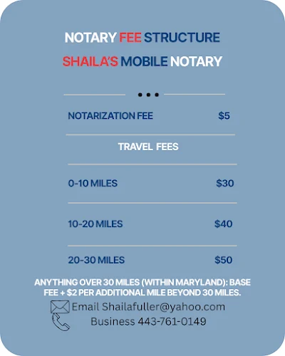 Shaila's Mobile Notary