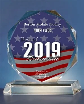 Berton Mobile Notary & Apostille ( appt only)