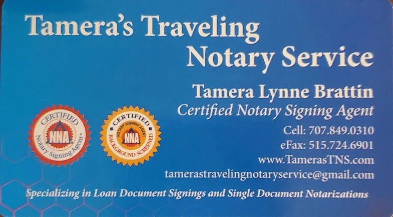 Tamera's Traveling Notary Service