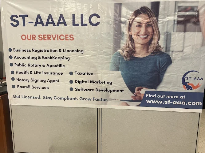 ST-AAA- Best Notary Public, Taxation, Accounting & Bookkeeping, Health & Life Insurance, Business Compliance Services